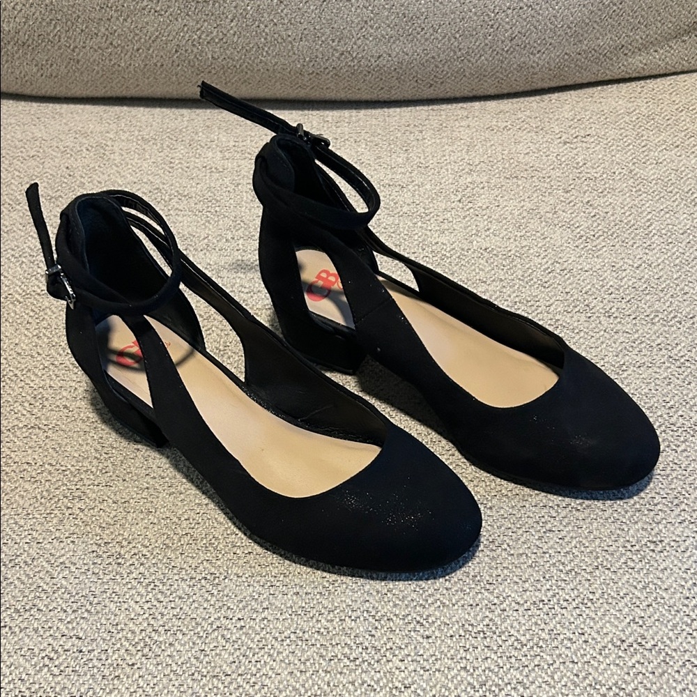 GB Girls Black Dress Shoes‎